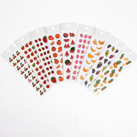 스티커마켓 오로라스티커 (과일9종)