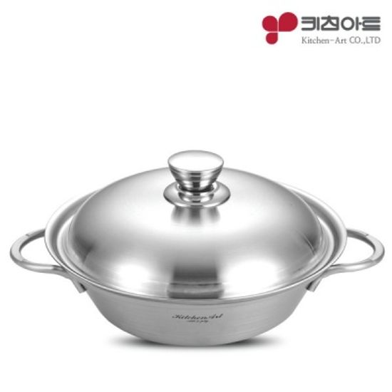 키친아트 인덕션 밀푀유나베 감자탕 전골 냄비 30cm