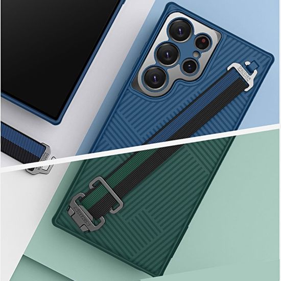 갤럭시s23울트라 닐킨 로프 핸드스트랩 슬림 케이스