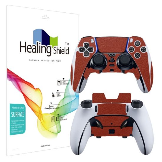 플레이스테이션5듀얼센스엣지컨트롤러 레더브라운필름