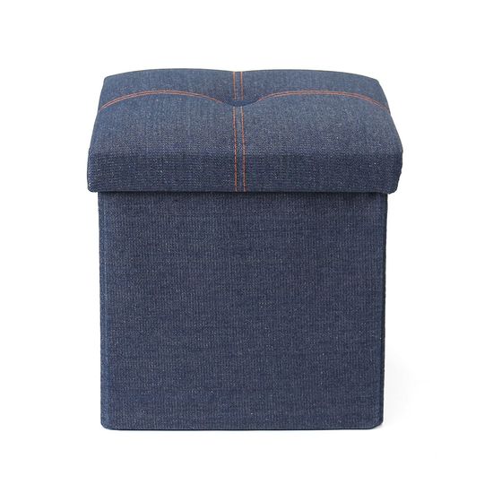 스툴스 데님 수납의자(30cm) 접이식스툴