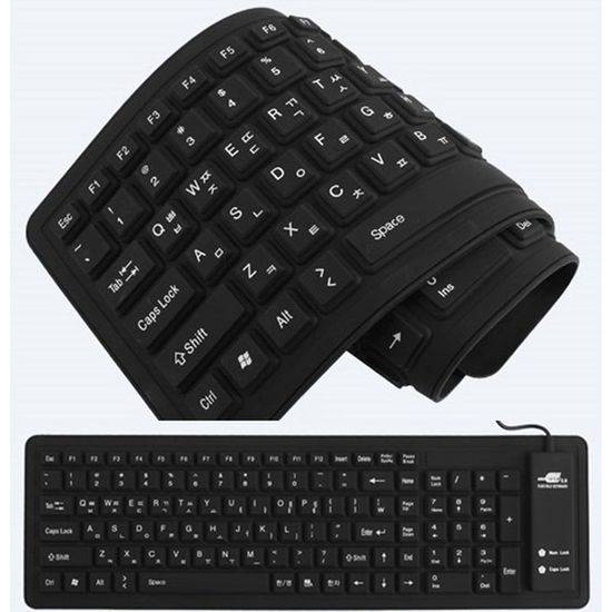 휴대용 실리콘 방수키보드 저소음(W9C9D62)