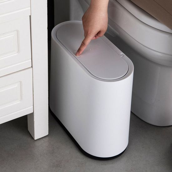 원터치 쓰레기통 10L 틈새 WF3986F