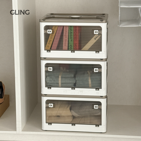 플라스틱리빙박스 수납정리함 옷정리 소형