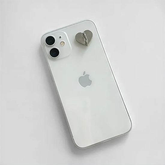 하트 핸드폰 부착 고리 키링 휴대폰 케이스 부착판 