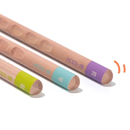 델리 점보 삼각 이지그립 연필 연필깎이 2B 4B 6B