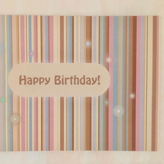 생일 축하 엽서 Birthday Postcard