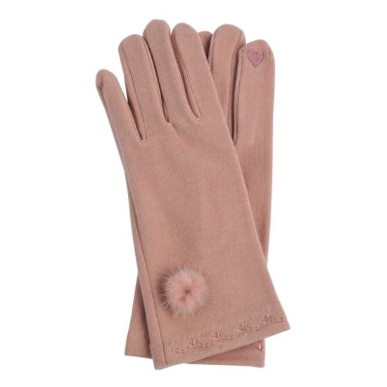 플라우나 고급 밍크방울 가을겨울 여성장갑 운전장갑