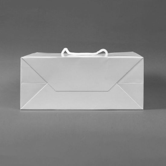 무지 세로형 쇼핑백 10p(19x26cm) (화이트) 종이백