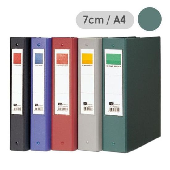 리멤버 3공O링합지바인더 NPO307(A4 두께 7cm 녹색)[W