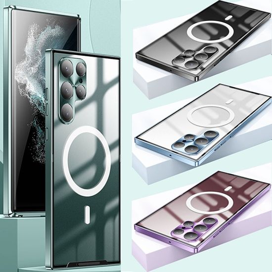 갤럭시 s24 플러스 울트라 맥세이프 컬러메탈 케이스