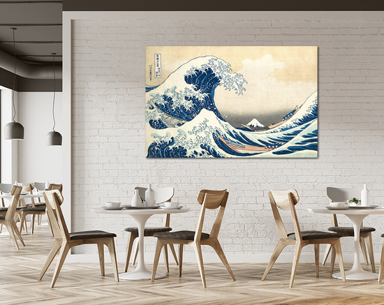 우키요에 호쿠사이 파도 동양화 그림 중형