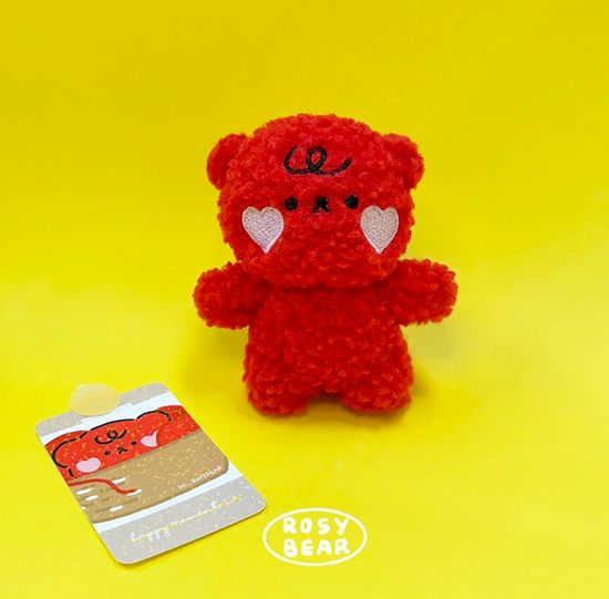 운명의 빨간 곰 귀여운 가방 키링(+단독사은품)