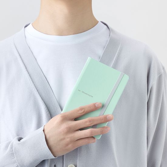 마루망 므네모시네 저널노트A6 도트내지 만년필 