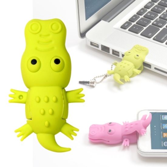 유에너스 SMART-COO 악어 실리콘 OTG USB메모리 32GB