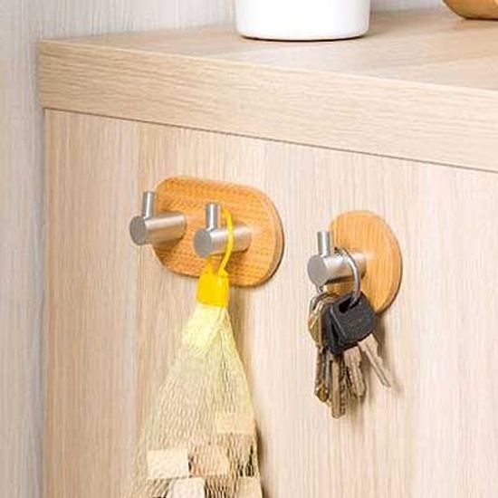 타공이 필요없는 강력부착 인테리어 모던 벽후크 2H