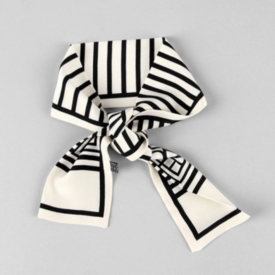 [베네]스텝 실크 타이스카프