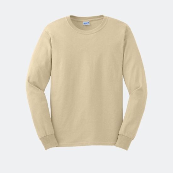 길단 2400 USA핏 무지티 긴팔티