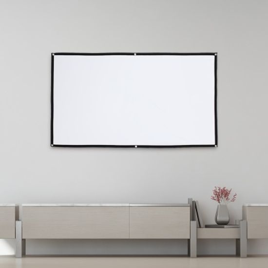 이동형 빔프로젝터 스크린(186x105cm) 가정용빔스크린