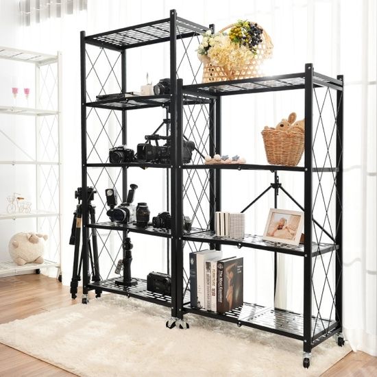 다이소선반 다용도실선반 팬트리 무타공 벽선반 (5단)