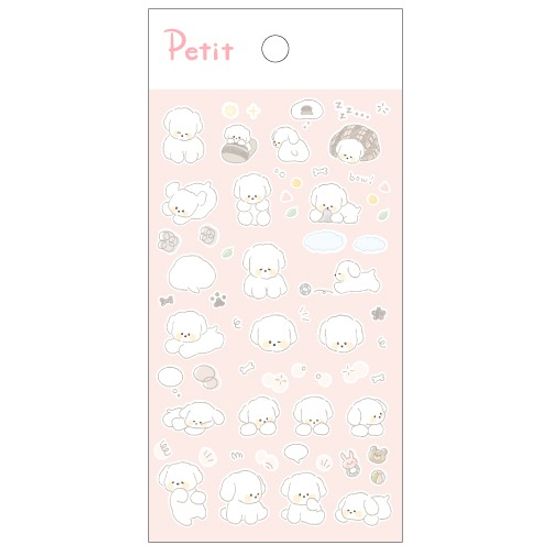 [쁘띠팬시]PD930 복슬강아지의 하루 스티커 동물