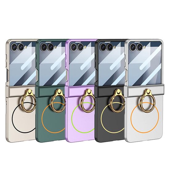 갤럭시Z플립7 맥세이프 링 고리 힌지보호 하드 케이스