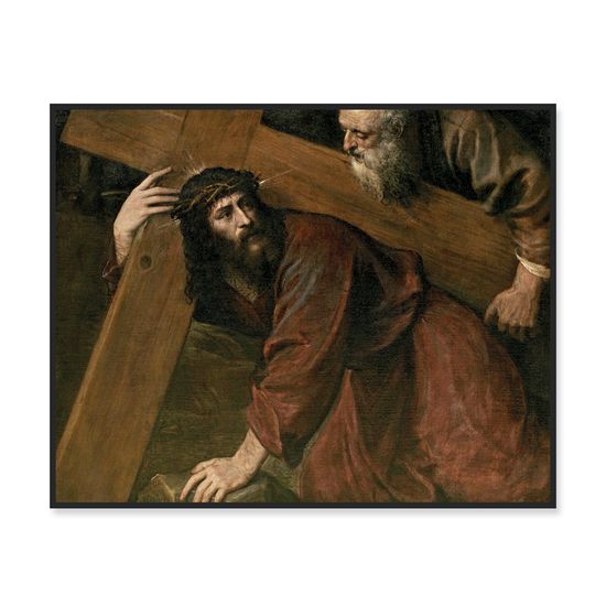 티치아노 - 골고타 가는 길의 그리스도 