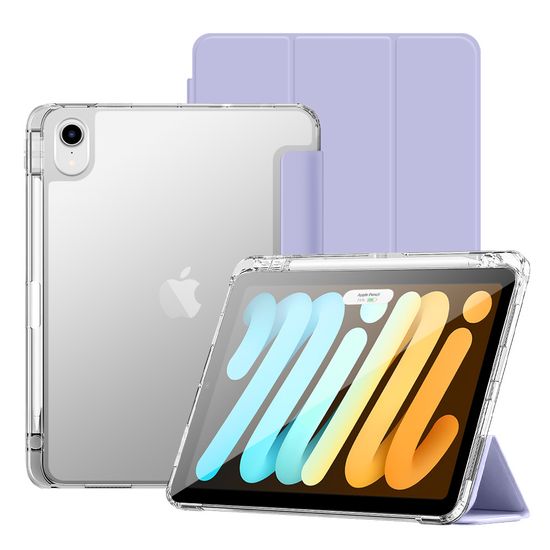 아이패드 미니 7/6세대 클리어범퍼 펜슬 수납 케이스
