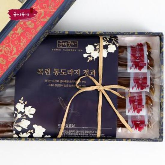 금비꽃차 김명신 명인 목련 도라지정과 500g