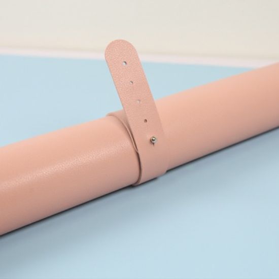 사무실 듀얼컬러 양면 가죽 와이드 데스크매트(80cm)