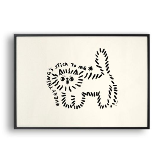 everything`s stick to me / 일러스트 액자