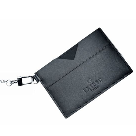 익스큐브 V1 카드지갑 명함케이스 고급체인세트 블랙
