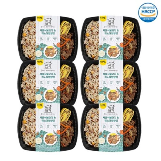 서울식불고기&곤약퀴노아영양밥 도시락(1인분)x6개