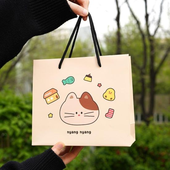 핑크풋 냥냥쇼핑백(소)