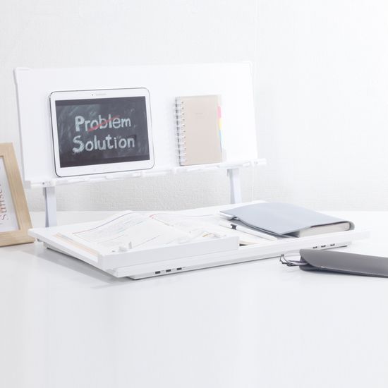 위너 눈높이 화이트 60 슬라이드 2단 독서대