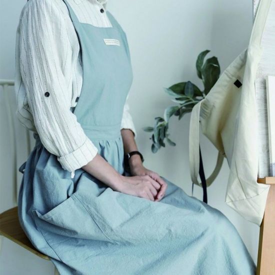 모던 원피스 앞치마 어린이집 4가지 타입 유치원 학교