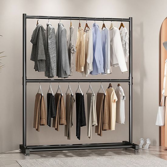 프리미엄 스탠드 행거 옷걸이 이동식 옷장 철제 헹거