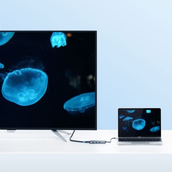 벤션 5in1 C타입 멀티포트 USB 고속 허브 HDMI 컨버터