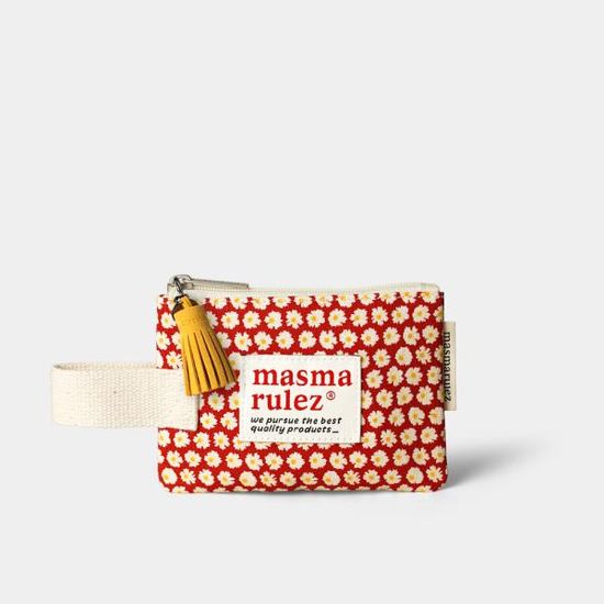 Mini strap pouch _ 데이지 레드
