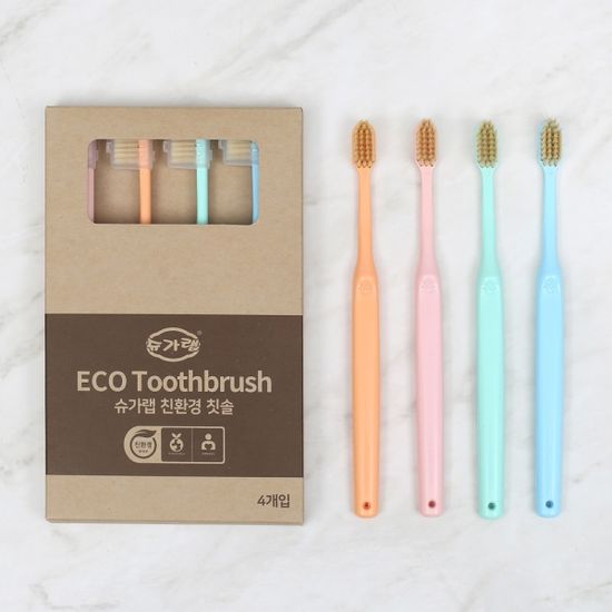 슈가랩 친환경 칫솔 4개입