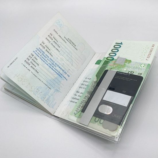 투명 여권 케이스 커버 2P LM-0186(WD1B2A8)