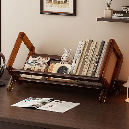 서재 인테리어 아크릴 책장 책꽂이 책상 선반 북앤드