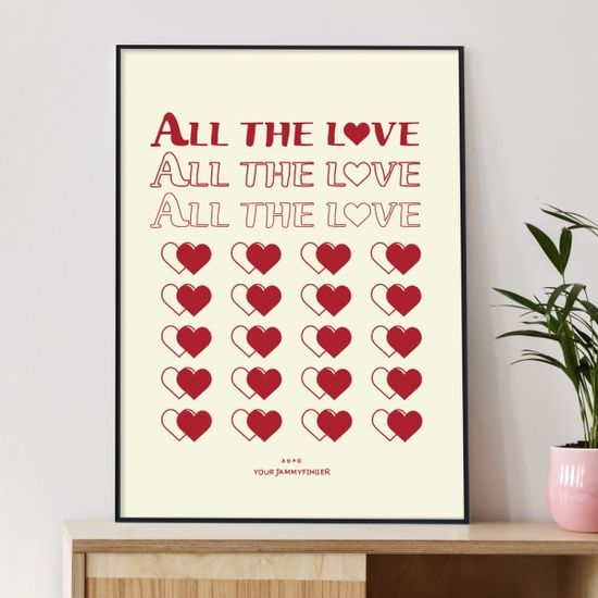 올더러브_아이보리 (Art Print) / 일러스트 액자