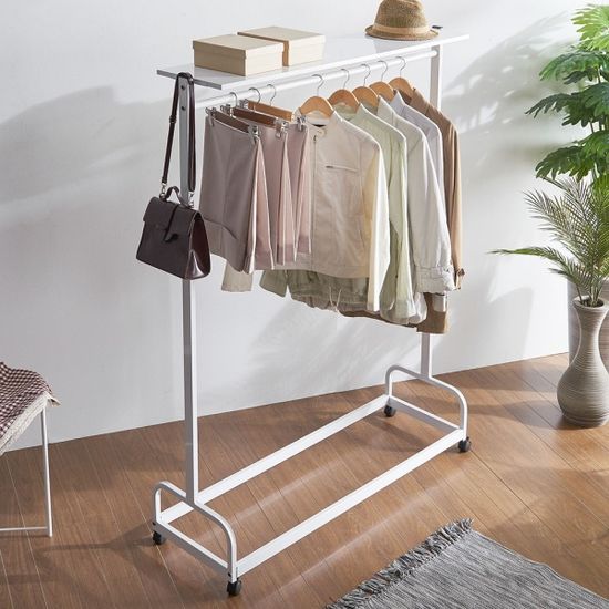 코인 철제 튼튼한 이동식행거 미니 옷걸이헹거 (착불)