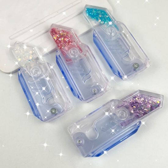 LED 글리터 토이 클로 나이프 피젯 칼 4종세트 스피너