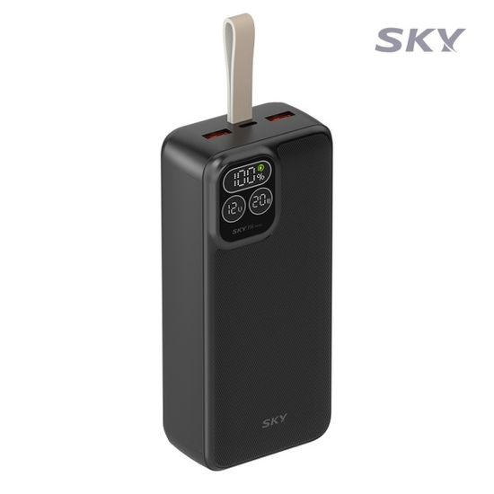 스카이 필 20W LCD 대용량 보조배터리 30000mAh PD30
