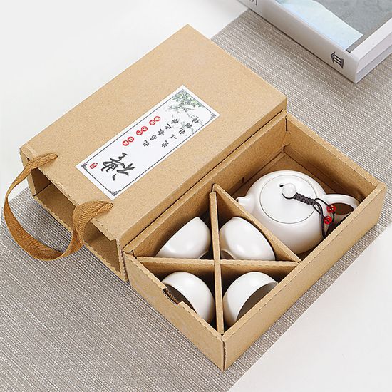 [쿠킹홈] 4인 도자기 찻잔 선물세트