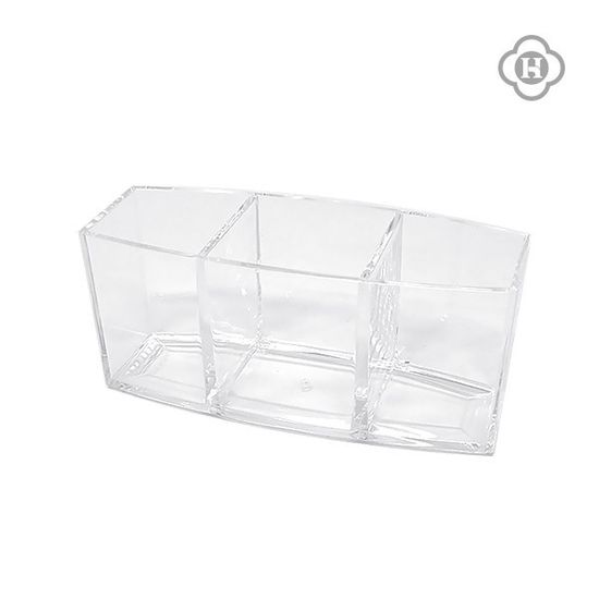 메이크업 브러쉬 아이브로우 3홀 아크릴 정리함