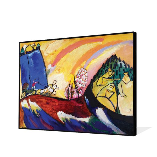 칸딘스키 - 트로이카가 있는 그림 Painting Troika