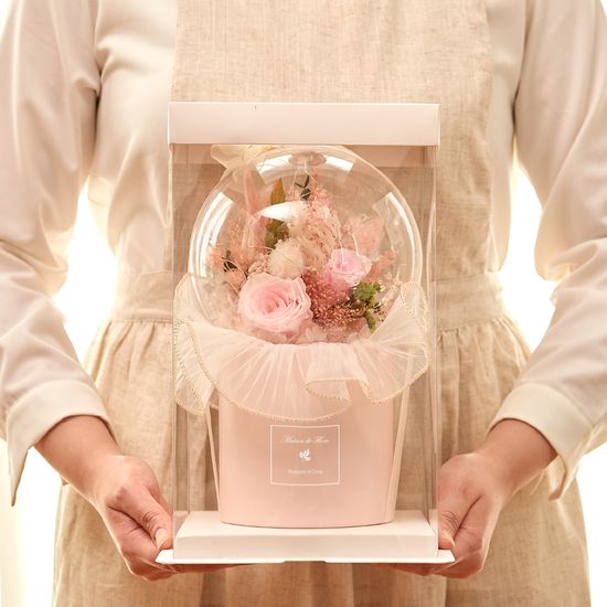 시들지 않는 생화 프리저브드 플라워 LED조명